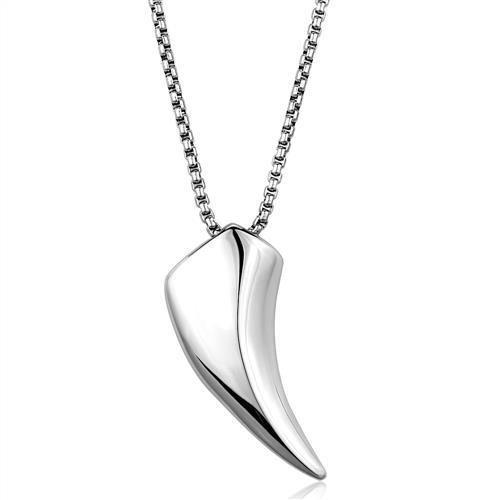JCE2006 High polished (no plating) Stainless Steel Necklace with No Stone